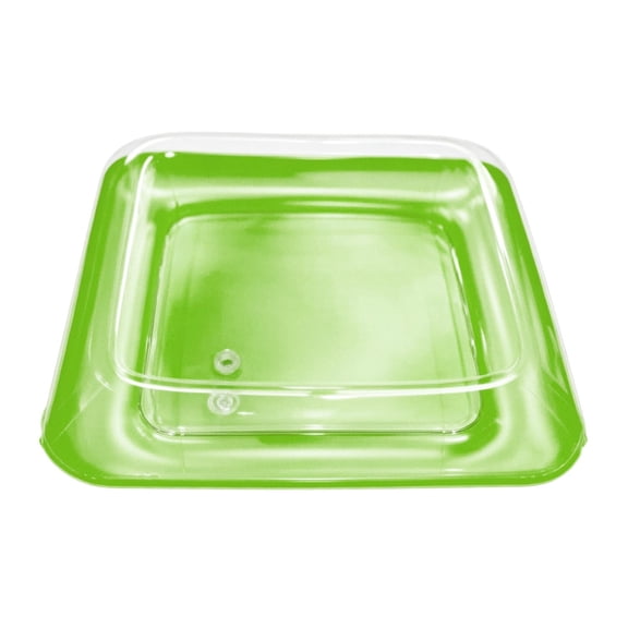 Ice Buffet Serving Tray Drink Cooler 23.62 Inch with Drain Plug, Inflatable Ice Serving Buffet Bar Cooler for Pool Party BBQ Picnic Camping Beach Tailgate, Outdoor Supplies, Green