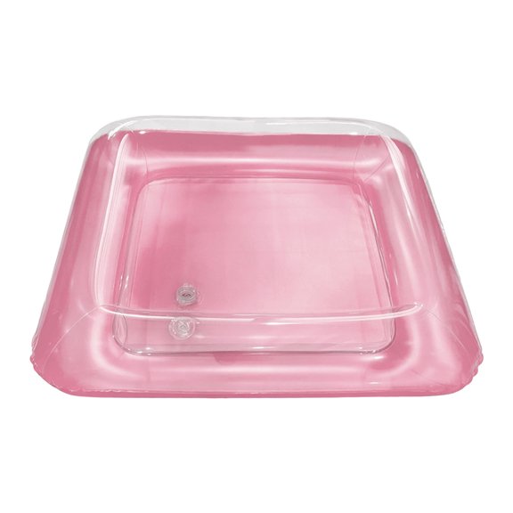 Ice Buffet Serving Tray Drink Cooler with Drain Plug,Inflatable Ice Serving Buffet Bar Inflatable Cooler for Pool Party, BBQ, Picnic, Camping, Beach, and Outdoor Supplies