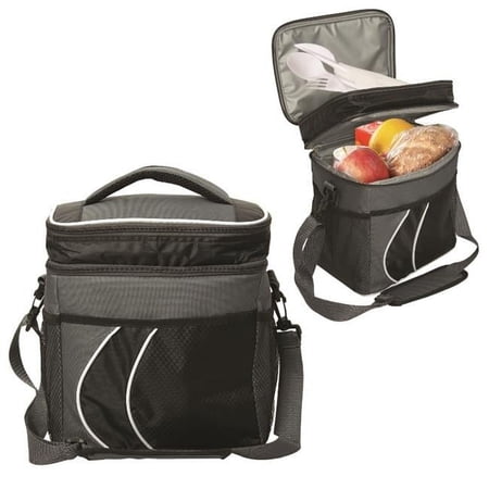 Ice Castle Dual Compartment Cooler - Grey / Black