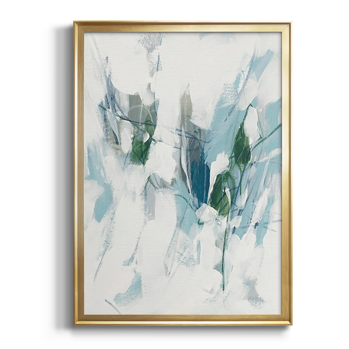 Ice Cavern I Premium Framed Print, in Gold, Black, or Silver - Ready to Hang