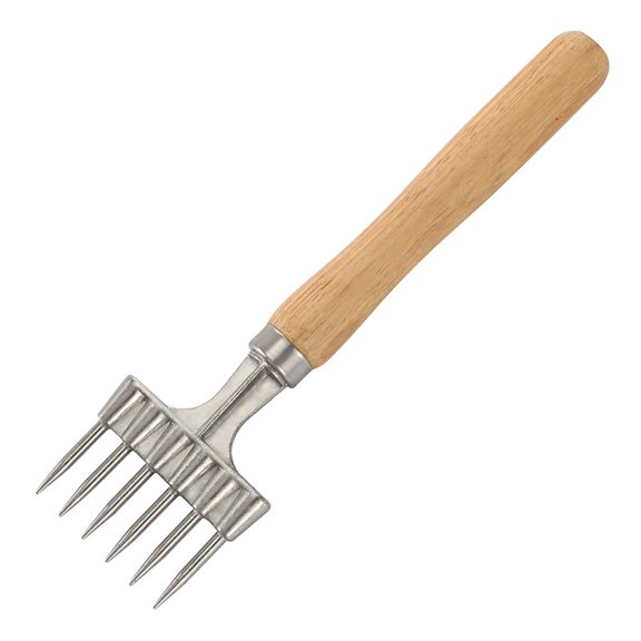 Ice Chipper Crusher, Ice Picks for Breaking Ice Made from Aluminum Alloy with Wood Handle, 9 Inch by 2 Inch, Silver