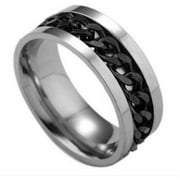 Ice City Jewelry Spinner Stainless Steel Cool Rings for Men