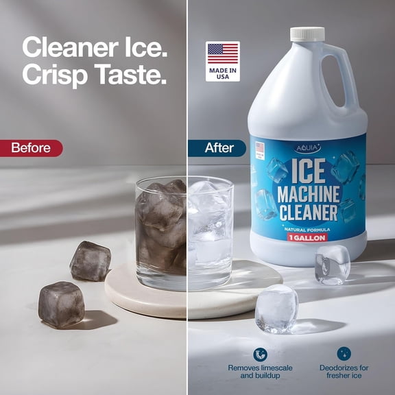 Ice Cleaner and Descaler Gallon | Effective Countertop Icemaker Solution for All Brands