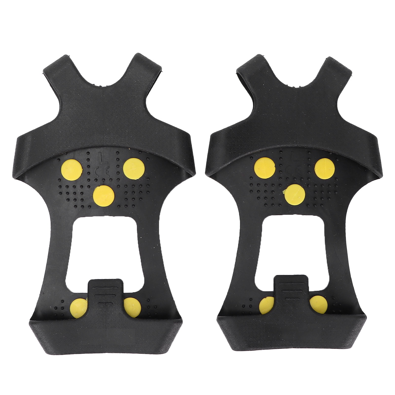 Ice Cleat Spikes Crampons AntiSlip 10 Steel Studs Walk Traction Snow Grips Cleats(S (2935