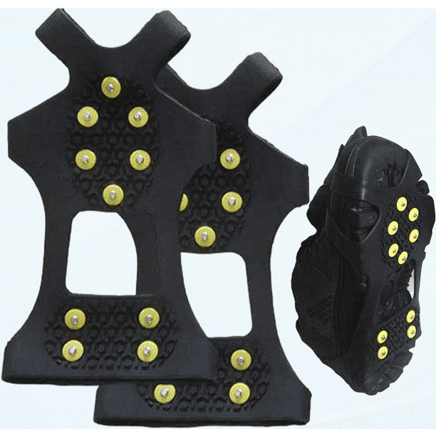 Ice Cleats,Ice Cleats for Shoes and Boots with 10 Tooth