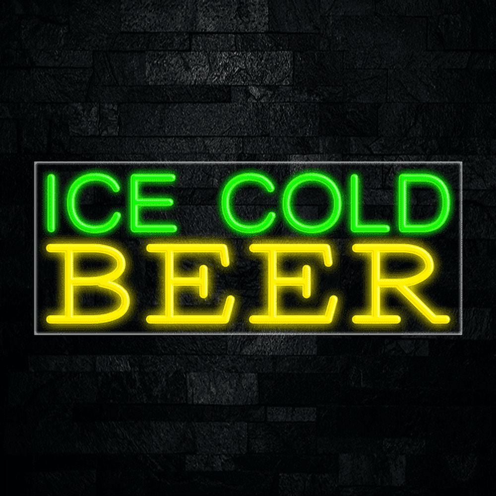 Ice Cold Beer LED Neon Sign 30