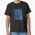 thumbnail image 1 of Ice Cold Blue Cube Cool Graphic Design Summer Vibe Trendy Style Unisex T-Shirt, for men & women, up to size 5XL, 1 of 2