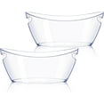 thumbnail image 1 of Ice-Cold Bucket Set 2 Pieces, Small Ice-Cold Bucket Sets for Parties, Mimosa Bar Supplies Beverage Tub for Champagne Beer Sparkling Wine Cocktails（5.5L) 16.5 * 7.3 * 6.8inch, 1 of 6