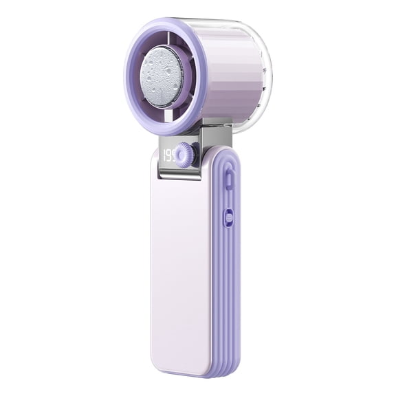 Ice Cold Compress Personal Hand Fan Semiconductor Cooling Neck Fan USB Rechargeable For Travel Commute Workout