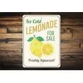 thumbnail image 1 of Ice Cold Lemonade Novelty Decor, Metal Wall Sign - 10x14 Inches, 1 of 4