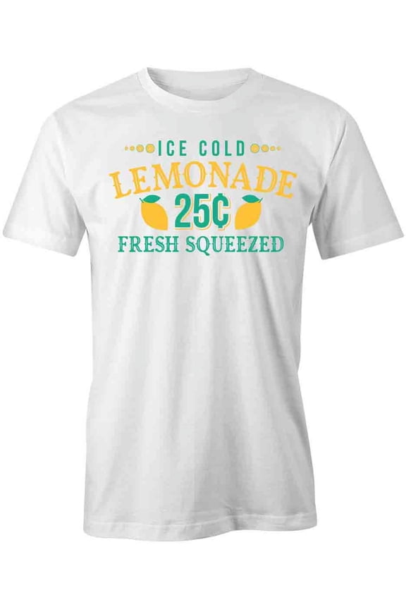 Ice Cold Lemonade T-Shirt | Summertime White Tee Gift