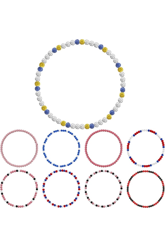 Ice Collection Necklace 20 Inch Adjustable Elastic Cord Baseball Bling Necklace Glitter Rhinestone Ball Necklace Inspired Sports Jewelry Athlete Necklace Baseball[o3047]