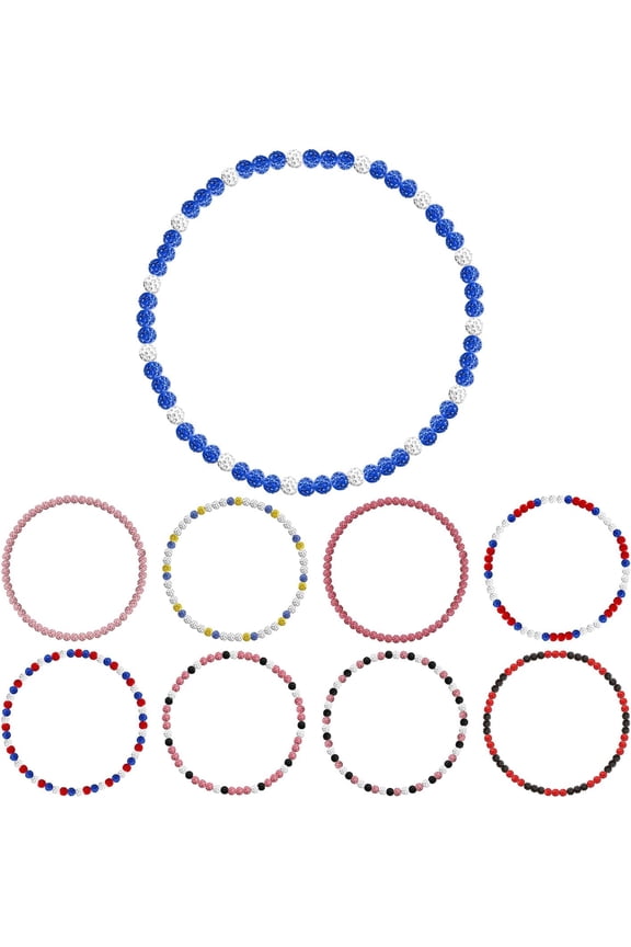 Ice Collection Necklace 20 Inch Adjustable Elastic Cord Baseball Bling Necklace Glitter Rhinestone Ball Necklace Inspired Sports Jewelry Athlete Necklace Baseball[o3051]