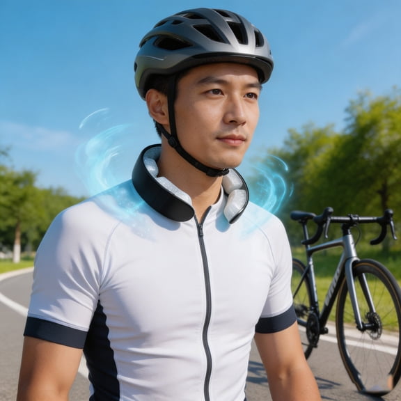 Ice Cooling Neck Collar, 100ml PCM Refreshing Wrap, Cold Therapy Neck Band, Reusable Cool Collar for Outdoor, Work, Sports, Summer & Heat Relief Use