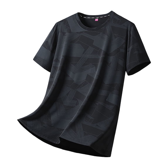 Ice Cooling Shirts for Women Short Sleeve Summer, Quick Dry Breathable Lightweight Moisture Wicking Tops for Workout, Gym, Athletic, Tennis, Yoga, Black M