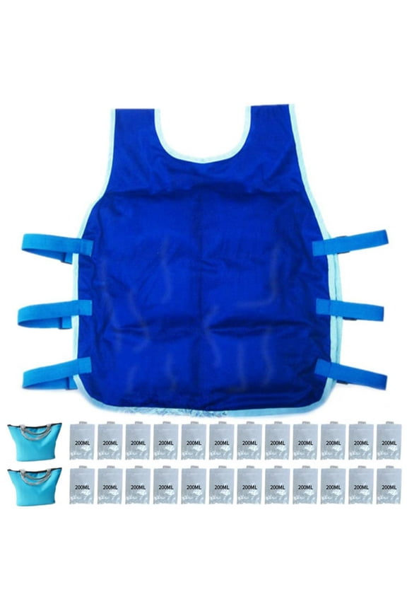 Ice Cooling Vest with Cooling Packs for Men Women Cool Shirt for Summer Hot Weather Outdoor Sports Working