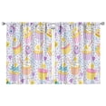 thumbnail image 1 of Ice Cream (10)_27 Curtains-blackout Curtains Bedroom Decor Living Room Darkening Grommet Window Drapes 2 Panels Set 42"x 54", 1 of 2