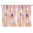 thumbnail image 1 of Ice Cream (21)_19 Curtains-blackout Curtains Bedroom Decor Living Room Darkening Grommet Window Drapes 2 Panels Set 42"x 63", 1 of 2