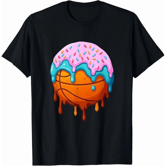 Ice Cream Basketball - Basketball Player Fan Coach T-Shirt