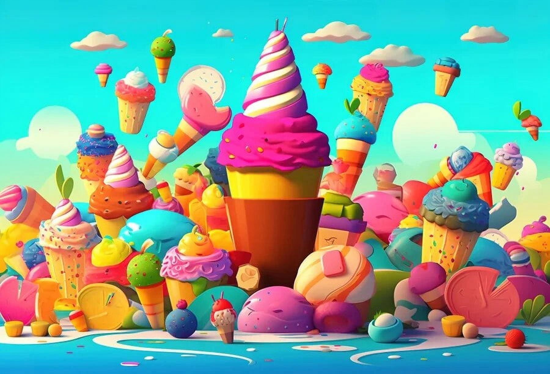 Ice Cream Birthday Backdrop Summer Cool Party Decor Sweet Candy Themed ice-cream-birthday-backdrop-summer-cool-party-decor-sweet-candy-themed