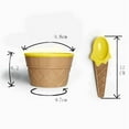 thumbnail image 1 of Ice Cream Bowl with Spoon- Ice Cream Bowls for Kids,Reusable Plastic Ice Cream Cups,Cute Dessert Bowls for Summer Holiday Parties, Gifts for Children Ice Cream Cups, 1 of 4