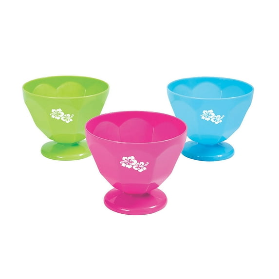 Ice Cream Bowls - Party Supplies - 12 Pieces