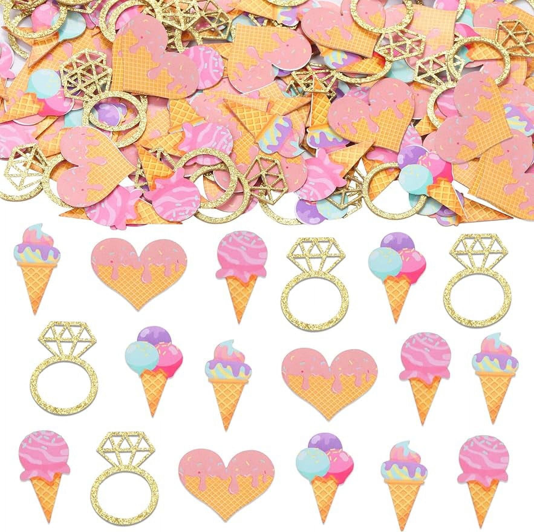 Ice Cream Bridal Shower Decorations, 200Pcs Ice Cream Bridal Shower ...