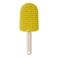 thumbnail image 1 of Ice Cream Brush for Cats,2-In-1 Soft Cat Brush,Pet Brushes for Shedding,Short Or Long Haired Cats,Pet Grooming,Bath and Massage Brushes,Pet Hair Removal Tool,Yellow, 1 of 7