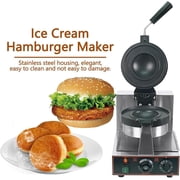 Ice Cream Burger Maker, UFO Burger Maker, Ice Cream Filling Waffle Maker, Hamburger Waffle Maker Sandwich Press, Non-stick Coating, for Household Or Commercial