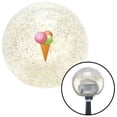 thumbnail image 1 of Ice Cream Clear Metal Flake Shift Knob with M16 x 1.5 Insert Shifter Auto Manual, 1 of 1