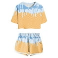 thumbnail image 1 of Ice Cream Clothes for Girls 13-14 Years Beach Outfits Lightweight Girls' Outfits Kids' Apparel Soft And Comfortable Kids' Two-Piece Sets In Vibrant Colors, 1 of 4