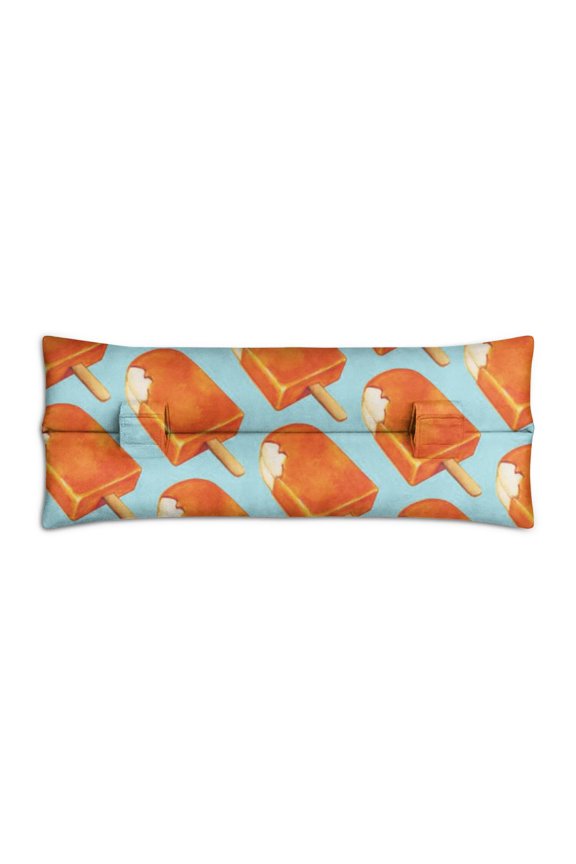 Ice Cream Colorful Seatbelt Pillow for Post-Surgery Comfort - Soft Mastectomy & Heart Surgery Recovery Cushion with Sweet Treats Design