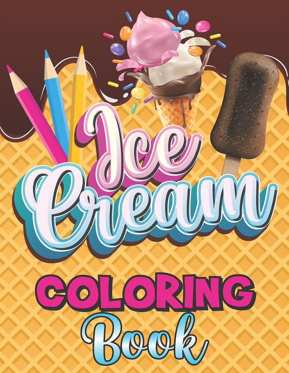  ArtCreativity Ice Cream Coloring Books for Kids, Set