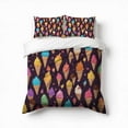 thumbnail image 1 of Ice Cream Cone Bedding Set 3 Pcs Soft Microfiber Quilt Cover For Bedroom Decor, Comforter Cover With 2 Pillowcase, 1 of 5