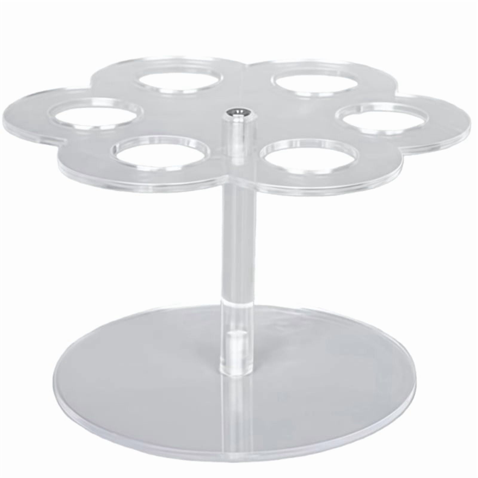 Ice Cream Cone Holder 6 Hole Clear Acrylic Ice Cream Displaying Stand ...