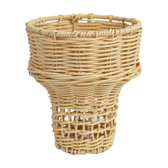 Ice Cream Cone Shaped Floral Basket – Decorative Flower Basket for Weddings, Parties & Home Centerpieces