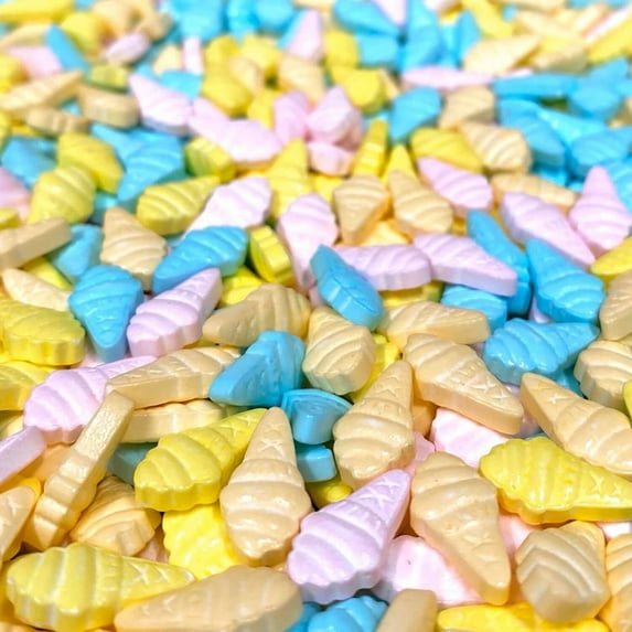 Krazy Sprinkles - Edible Ice Cream Cone Shapes - Bold Cake Decoration, 1/2 Cup