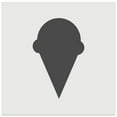 thumbnail image 1 of Ice Cream Cone Solid DIY Cookie Wall Craft Stencil - 5.5 Inch, 1 of 5