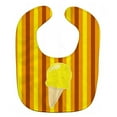 thumbnail image 1 of Ice Cream Cone Yellow Baby Bib, 1 of 1