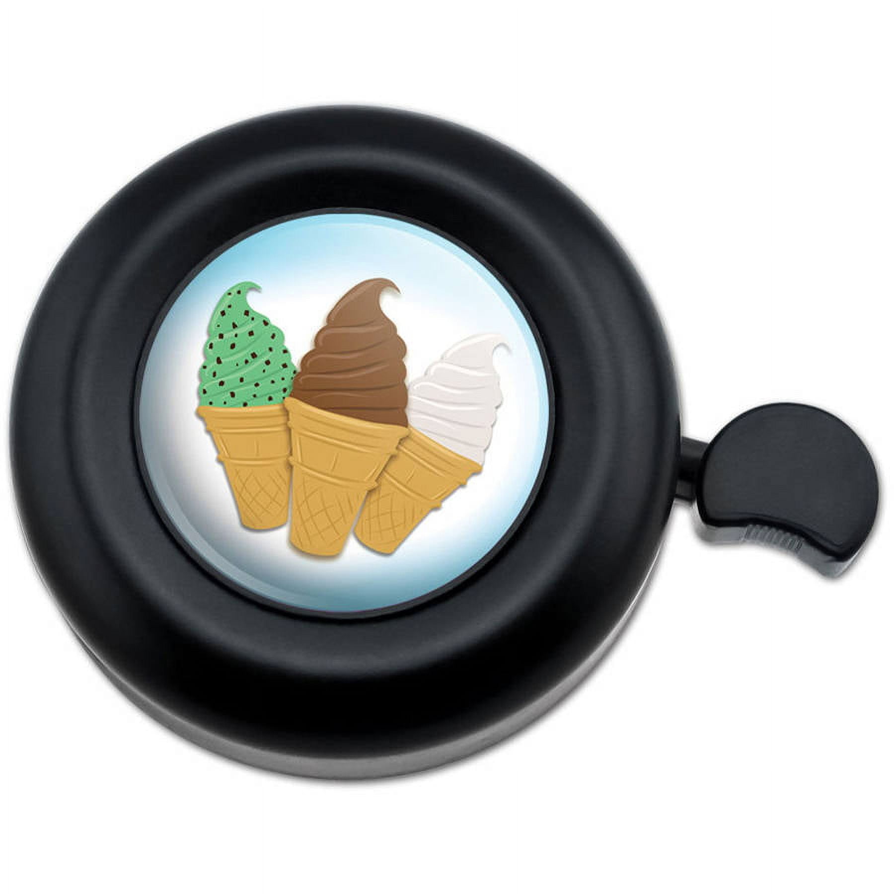 Ice Cream Cones Chocolate Vanilla Bicycle Handlebar Bike Bell