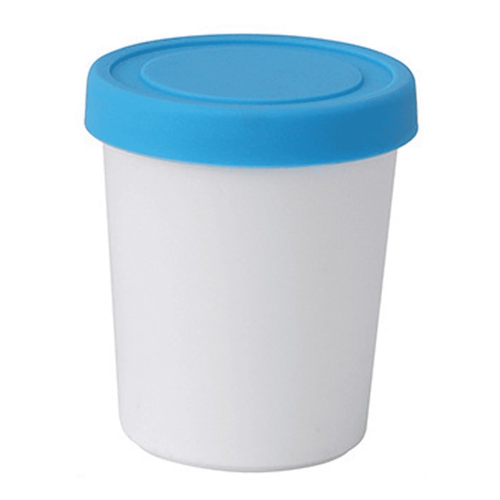 Ice Cream Containers, Freezer Storage Tubs with Silicone Lids for