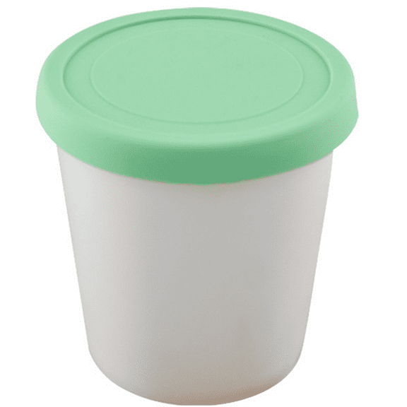 Ice Cream Containers for Homemade Ice Cream - Reusable Ice Cream Storage Containers for Freezer - Leak-Free Ice Cream Containers with Lids (Silicone)