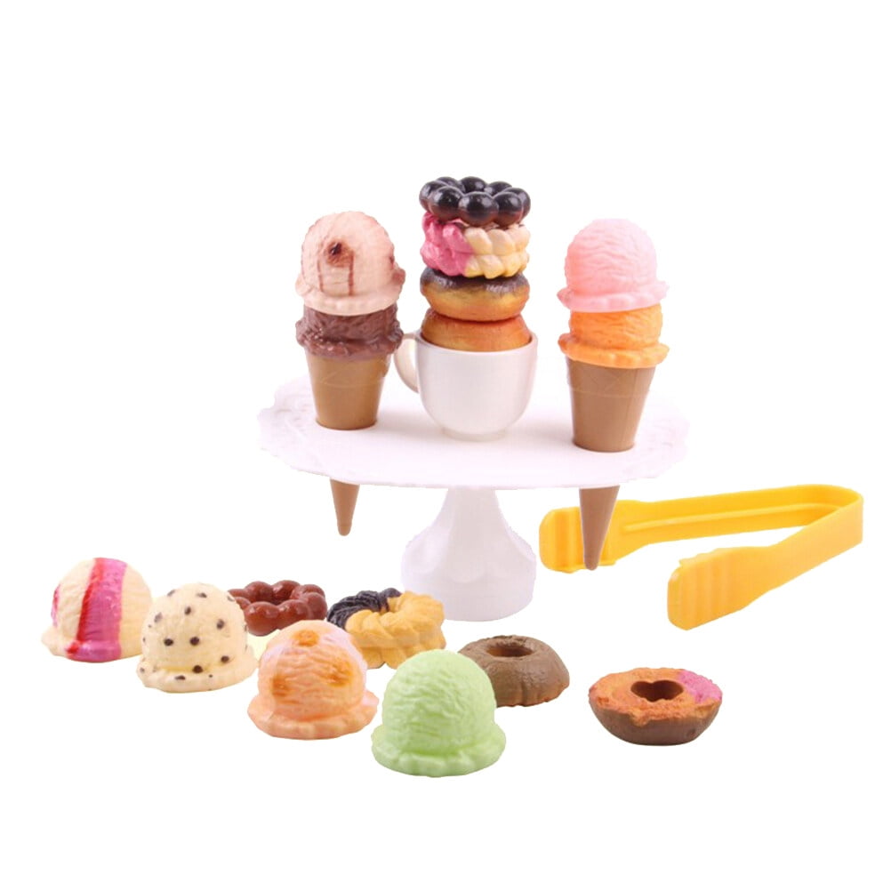 Ice Cream Cookies Stacking Toy Pretend Play Food Balance Game