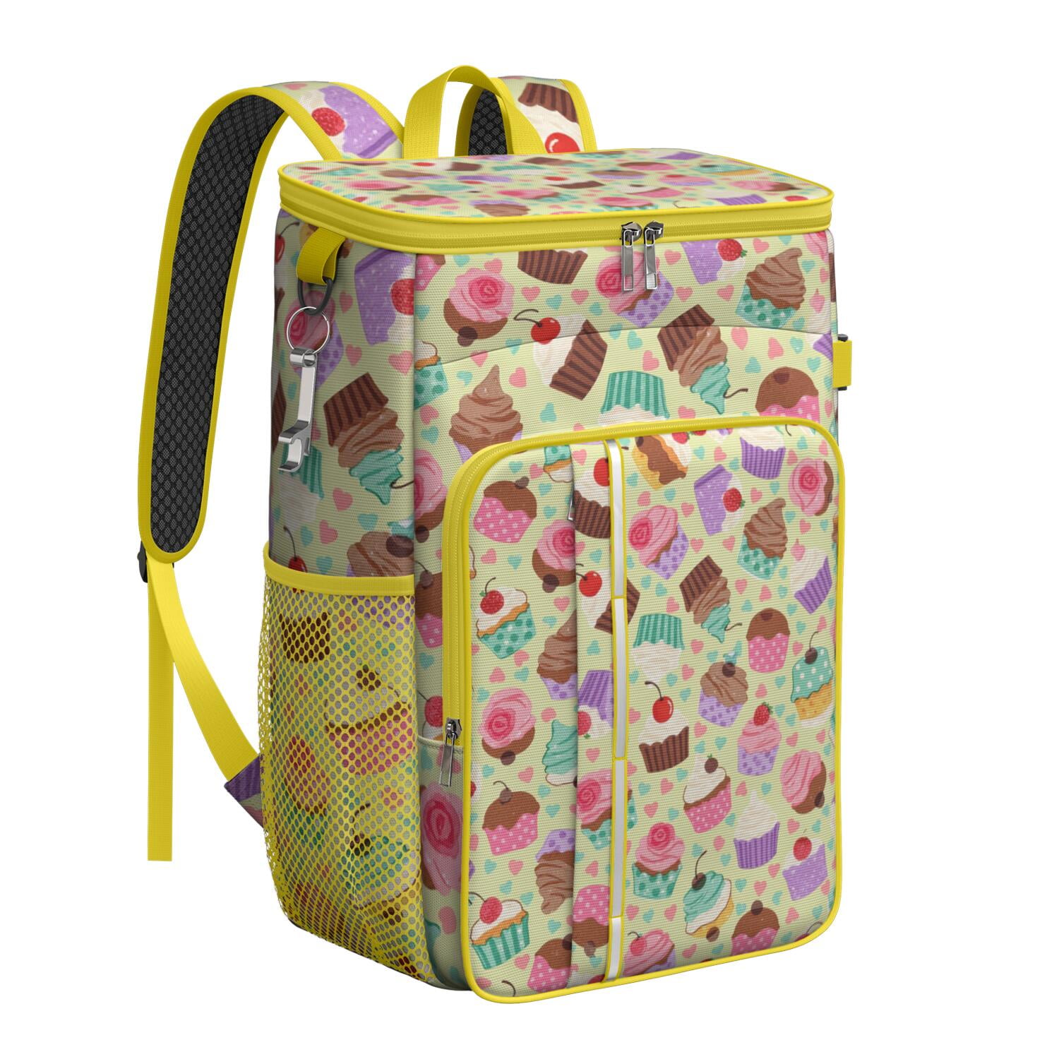 Ice Cream Cooler Backpack Insulated Waterproof Leak Proof Backpack Cooler Lightweight Lunch Picnic Camping Backpack Cooler for Office Workers Outdoor Enthusiasts