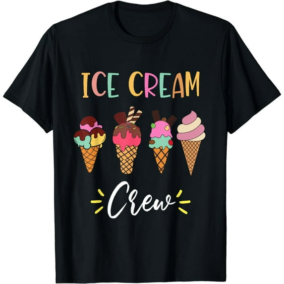 Ice Cream Crew Summer Lover funny Ice Cream Summer T-Shirt