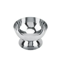 Ice Cream Cups, Ice Cream Bowl,Reusable Serving Dessert Bowls Cups,Stainless Steel Dessert Cups,Serving Dessert Bowls,Footed Sundae Cup for Pudding Sundae Dessert Frozen Yogurt Fruit(Silver1)