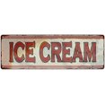 thumbnail image 1 of Ice Cream Diner Decor Retro Wall Art Decorations Plaque Restaurant Food Grill Gift 4 x 16 Inch, 1 of 4