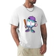 thumbnail image 1 of Ice Cream Drip Baseball Birthday Girls Boys Party Sports Theme T-shirt, for men & women, up to size 5XL., 1 of 2