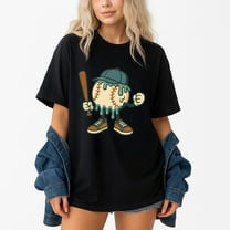 Ice Cream Drip Baseball Drip T-Shirt – Sports Theme – Boys' Casual Wear