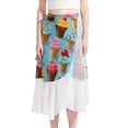 thumbnail image 1 of Ice Cream Elegant Chiffon Beach Dress with Polyester Straps - for Your Sunny Day at the Beach, 1 of 6